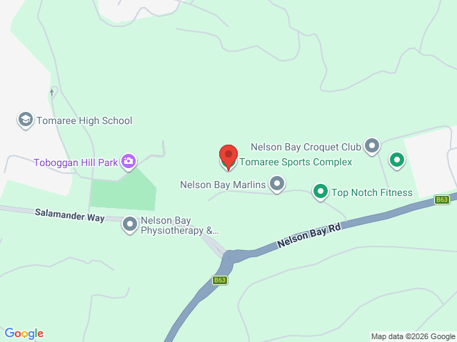 Map showing event location